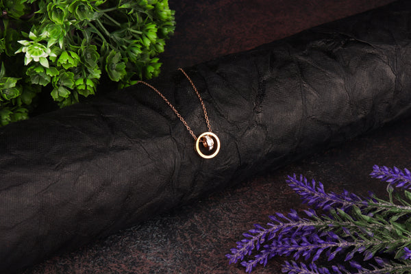 Intertwined Ring Necklace